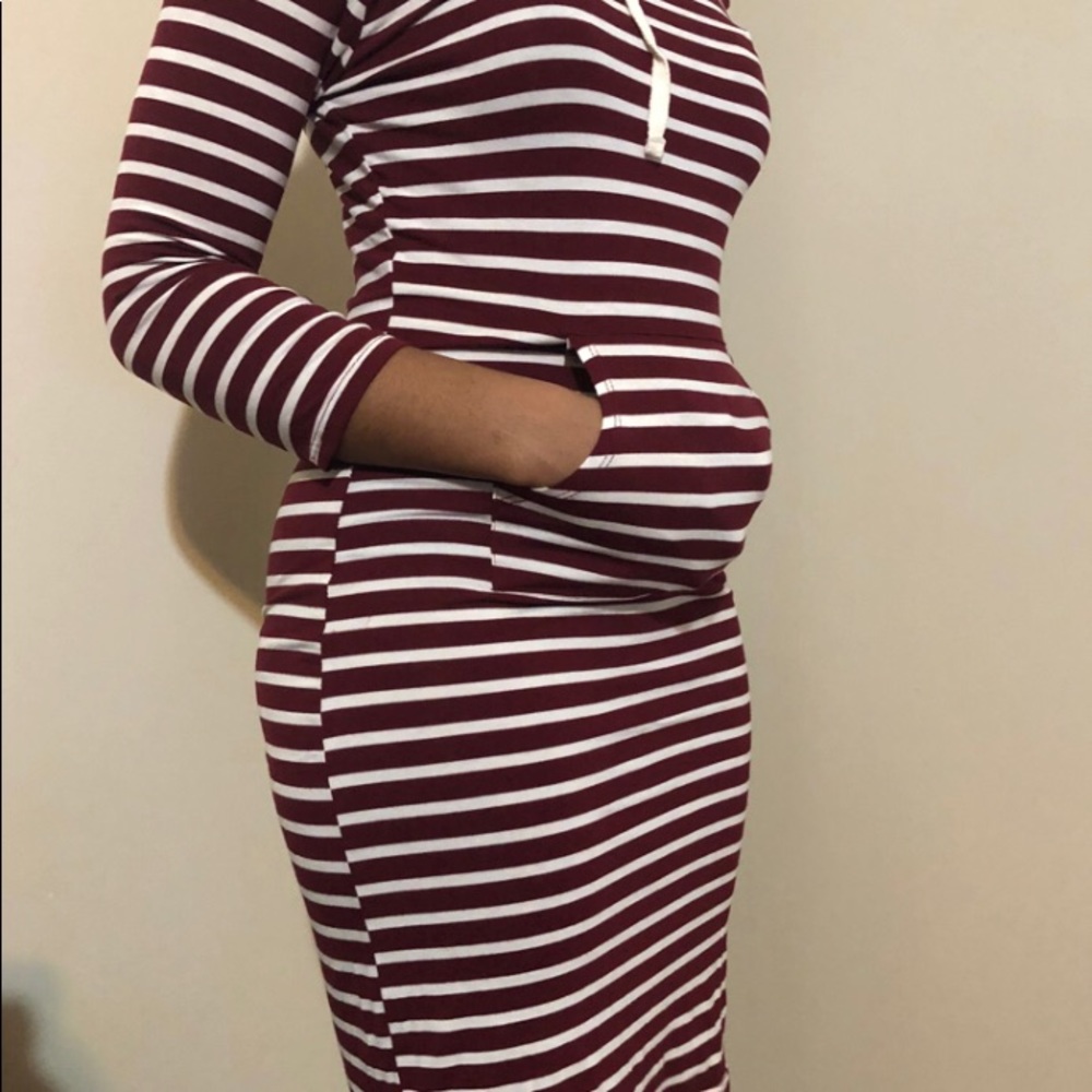 Striped BodyCon Dress